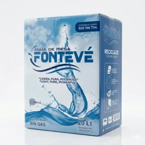 Agua en caja x 20 litros